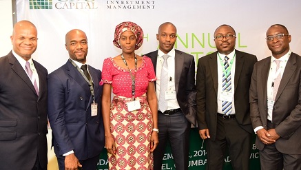 ‎ L-R: Ugo Ikemba, commissioner, Securities & Exchange Commission Nigeria (SEC), Chudi Ejekam, director, Real Estate, Actis, Barbara James, dounder Henshaw Capital, Cordel Robbin-Coker, senior associate Carlyle group, Ehimeme Ohioma, head Investment Monitoring department, PENCOM, and Bex Nwawudu, director, CBO Capital Partners at the 4th Annual CBO Investors & Private Equity Conference held recently in Lagos.